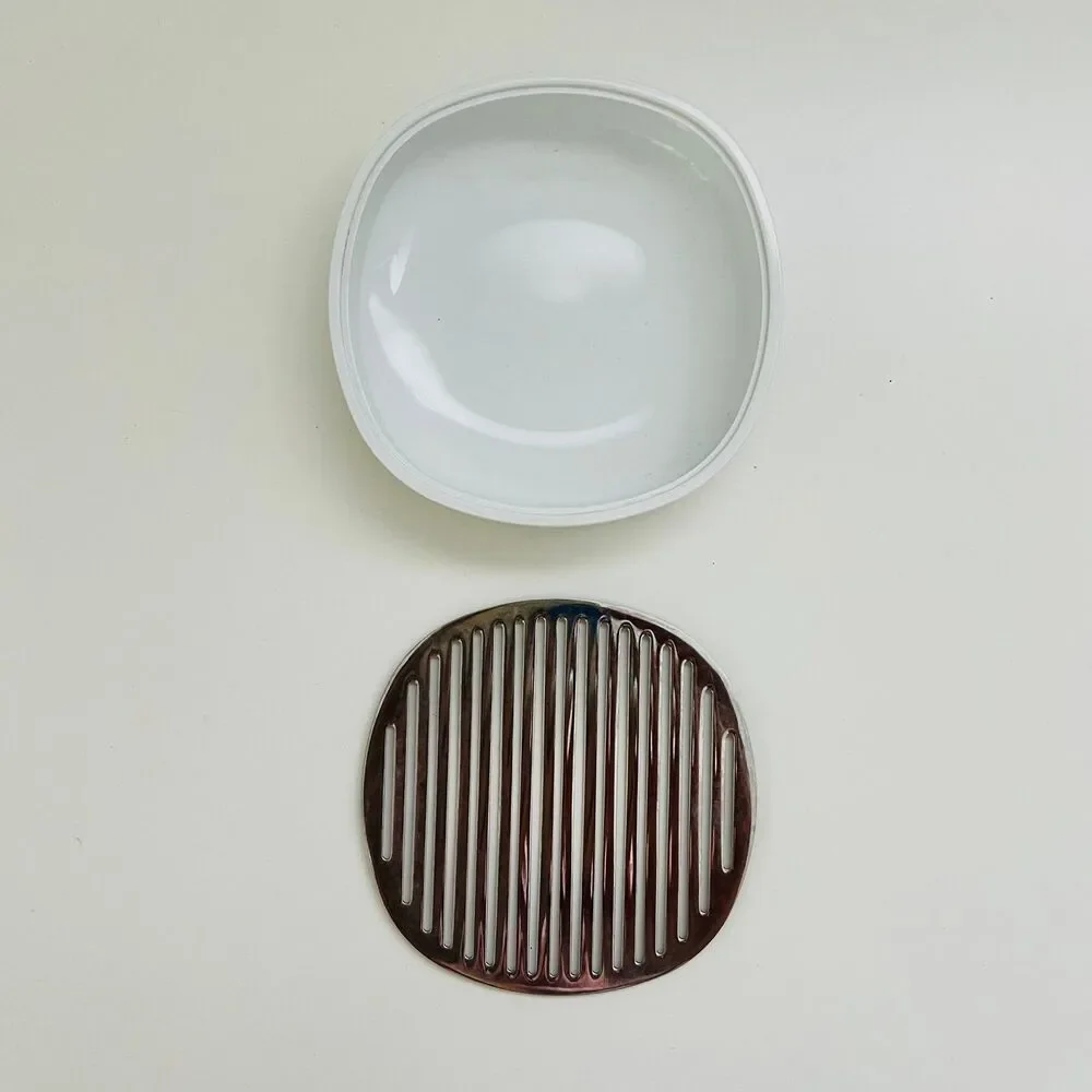 ALESSI Birillo Soap Dish PL04 W, White